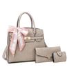 Trendy women's bags, new autumn fashion three-piece set, mother and child bags, large-capacity shoulder messenger bags.