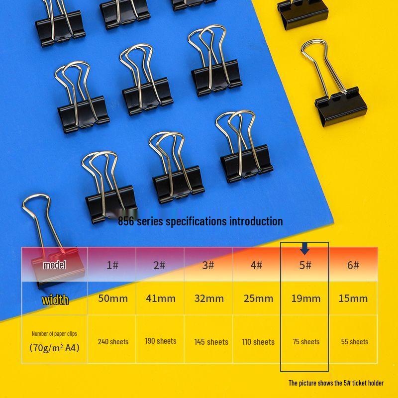 Deli 8565 Metal Binder Clips