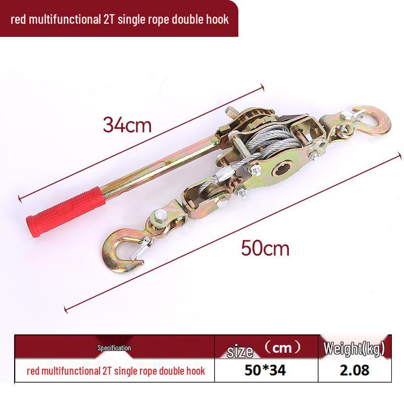 Multi-Spec Steel Wire Rope & Double Hook Tightener