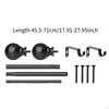 Adjustable Curtain Rod Set with Brackets for Home And Bedroom