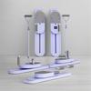 Non Slip Simulated Ski Trainer Adjustable Ski Machine Pelvic Floor Muscle Exercise Equipment For Leg Pelvic Floor Muscle Workout