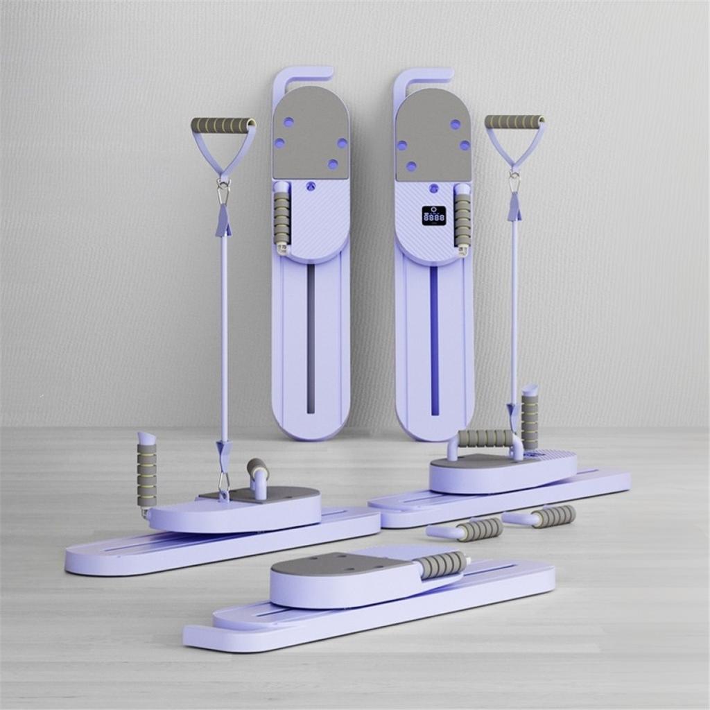 Non Slip Simulated Ski Trainer Adjustable Ski Machine Pelvic Floor Muscle Exercise Equipment For Leg Pelvic Floor Muscle Workout