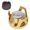 Portable Mini Picnic Stove Brass Spirit Burner for Outdoor Camping Hiking Backpacking BBQ