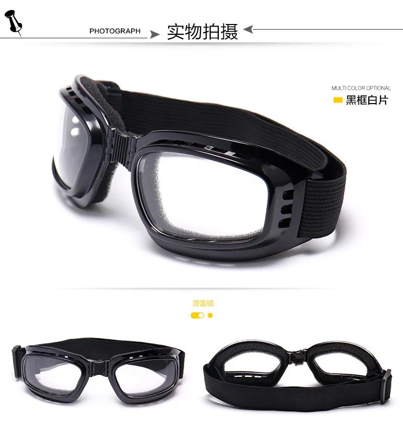 Outdoor-Sport-Reit-Sonnenbrillen Klappbare Sonnenbrillen Motorradbrillen Skibrillen Windschutzscheibenbrillen Vintage Windschutzscheibenbrillen