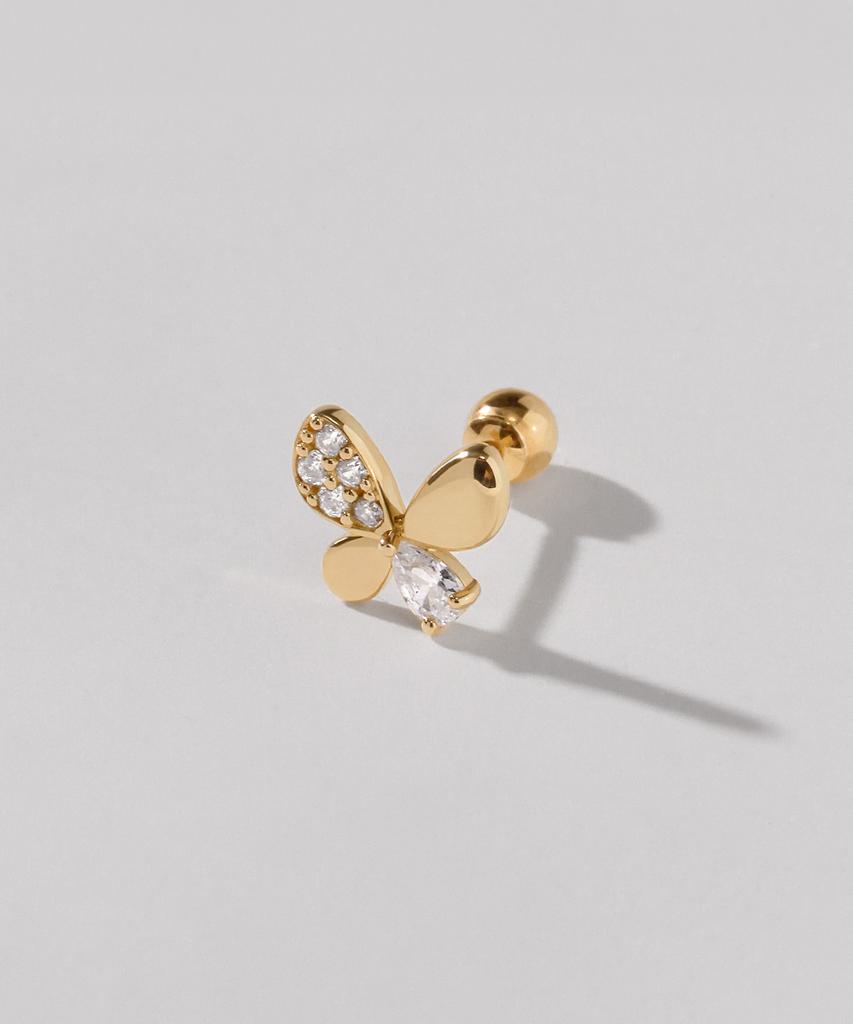 Mcel 14K Vivian Butterful Butterfly Piercing