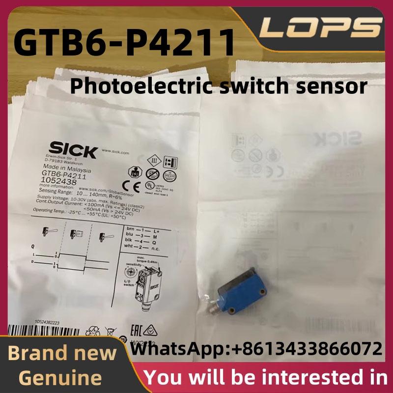 

GTB6-P4211 P4212 N4211 N4212 P4231 GTE6-N4211 N4212 P4211 P4212 P4231 N4112 P4112 Genuine SICK photoelectric switch sensor GTB6-P4211