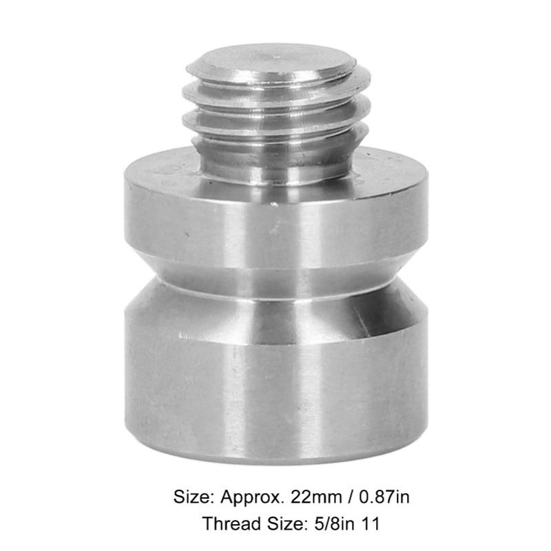 Adattatore Prisma per Stazione Totale Filettatura 5/8in 11 Lunghezza 22mm Adattatore a Sgancio Rapido Per Strumento di Misurazione GPS RTK