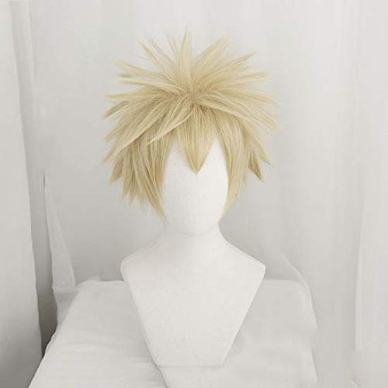 Cosplay Wig with Net My Hero Academia Heat Resistant Wig (Bakugo Katsuki)