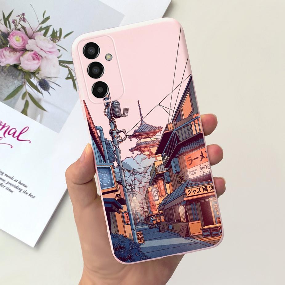 For Samsung Galaxy M13 4G Case SM-M135F New Fashion Cartoon Cover  Soft Silicone Phone Case For Samsung M13 M 23 Galaxy M23 Bags