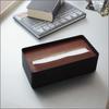 Yamazaki Jitsugyo Tissue Case Lin L of <L> ([Set 2], Brown)