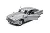 Solido Aston Martin DB5 scale diecast model 1964 James Bond car from the 007 1/18 car, (Silver Birch), movie