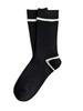 5 Pairs Of Spring Fashionable And Stockings With Black And White Vertical Pattern Lengthened Autumn And , Sweat Absorbing