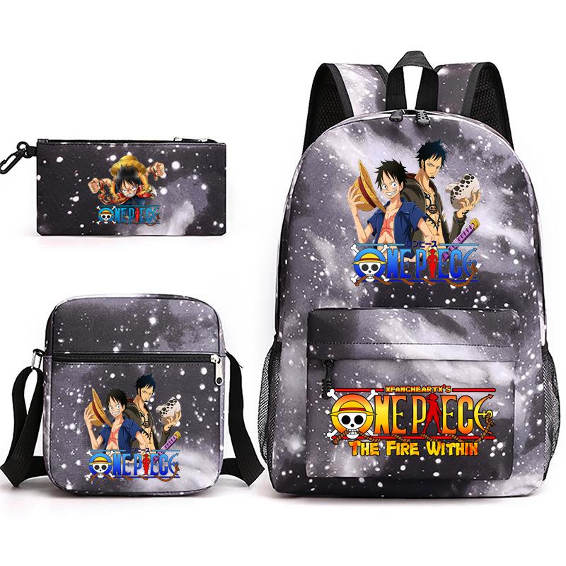 2022 Independent Station Starry Sky 3-piece set ONE PIECE backpack shoulder bag pencil case