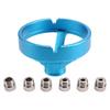 AB34-90 Degree Drill Guide 5/6/7/8/9/10Mm Drill Bit Hole Puncher Locator Jig Hinged Hole Opener Woodworking Tools