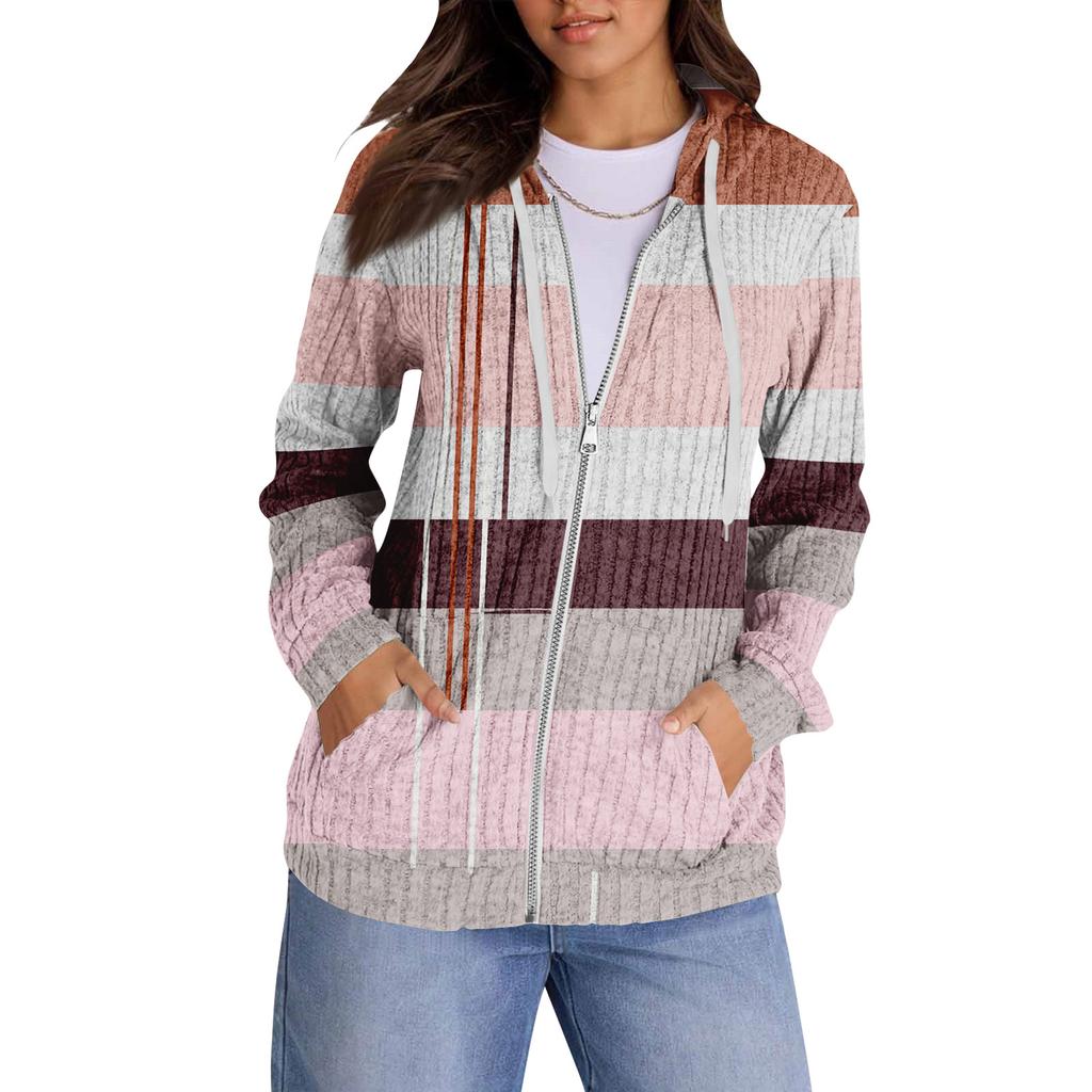 Mikiny pro ženy Trendy topy Ležérní Podzimní Móda Mikina s dlouhým rukávem S kapsami Svetr Lehký