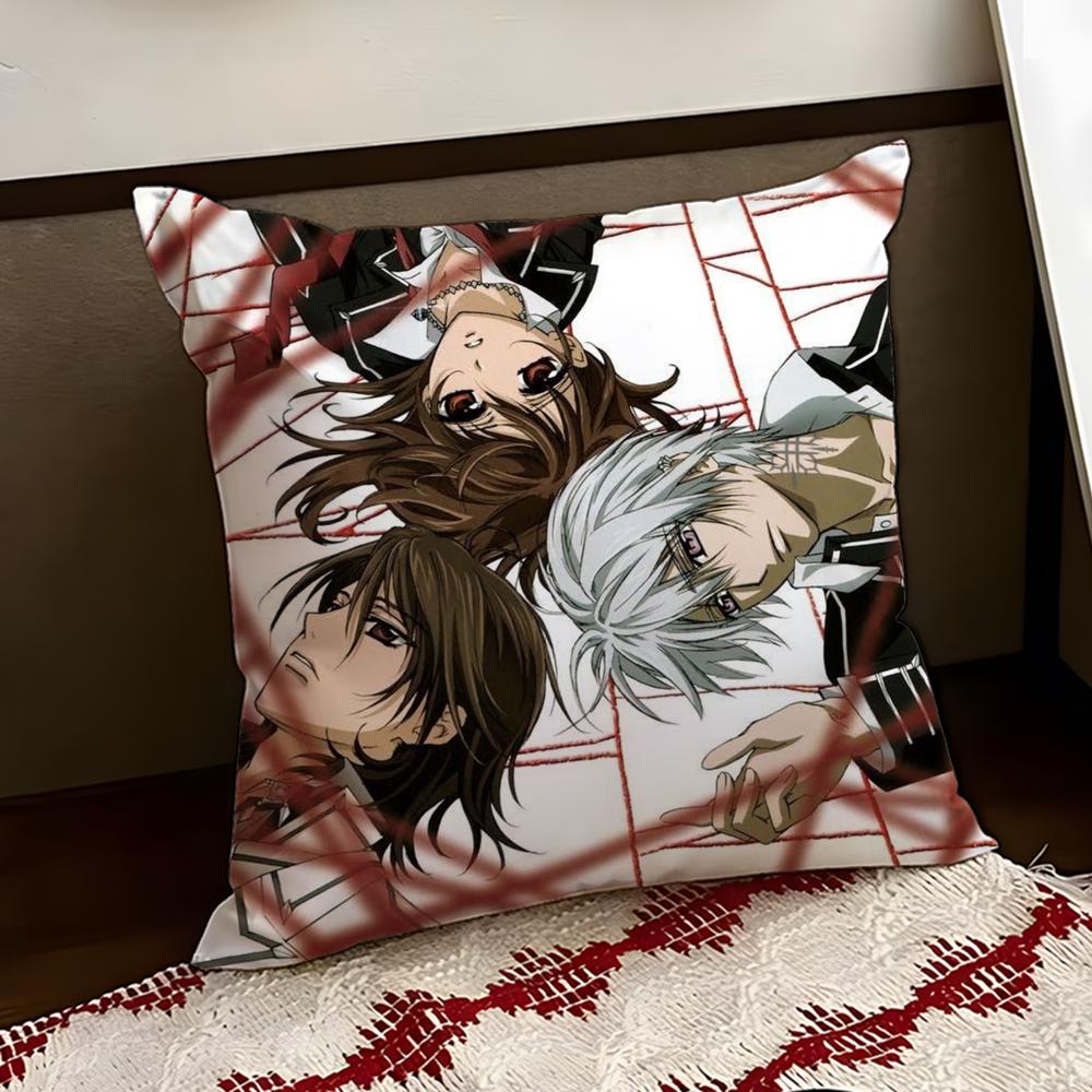 VVampire Knight Cushion Cover Reversible Soft Durable Pillow Cover Home  Car MultiScene Use for Daily Comfort