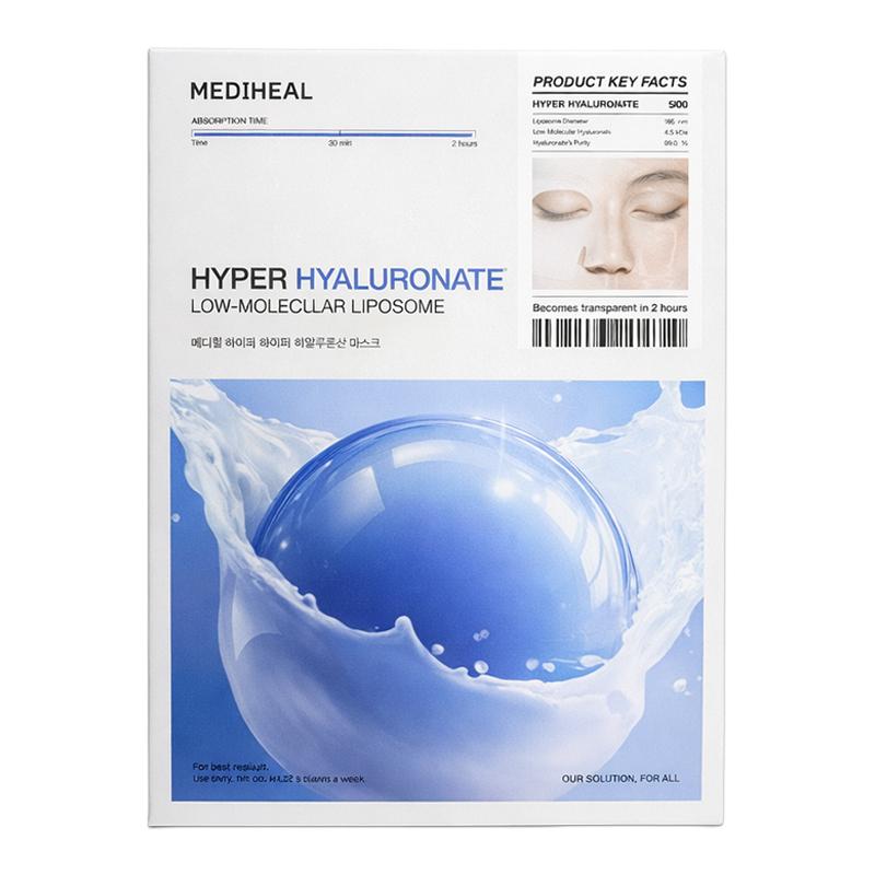 [MEDIHEAL] Hyper Hyaluronate Mask 35g*4EA
