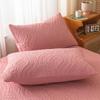 1 Pc Waterproof Quilted Pillowcase Solid Color Pillow Cover Case 48x74cm Pillowcover