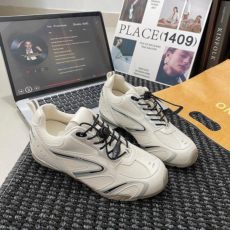 Outdoor Niche Racing Shoes Inner Height Increase Moral Training Shoes Women's 2025 New Mesh Breathable Jogging Casual Sports Shoes