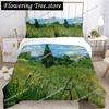 Van Gogh Art Cute Kawaii Duvet Cover Comforter Bedding set Soft Quilt Cover and Pillowcases for Teens SingleDoubleQueenKing