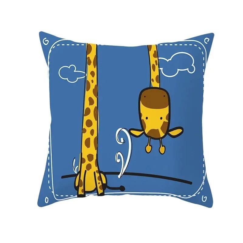 Fairy Tale World Cartoon Pillowcase Car Ornaments Office Living Room Sofa Home Pillowcase