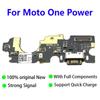 USB nabíjecí port Nabíječka dokovací zásuvka Jack konektor desky Flex kabel pro Motorola Moto One Power XT1942-1 P30 Poznámka