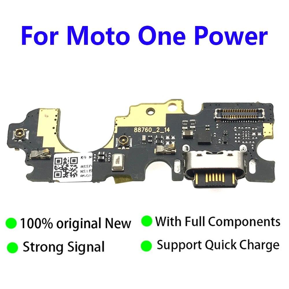 USB nabíjecí port Nabíječka dokovací zásuvka Jack konektor desky Flex kabel pro Motorola Moto One Power XT1942-1 P30 Poznámka