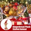 Gingerbread Decor For Christmas Christmas Long Legged Figurines Dolls Christmas Decor Polyester Cute Party Supplies For Sofa &