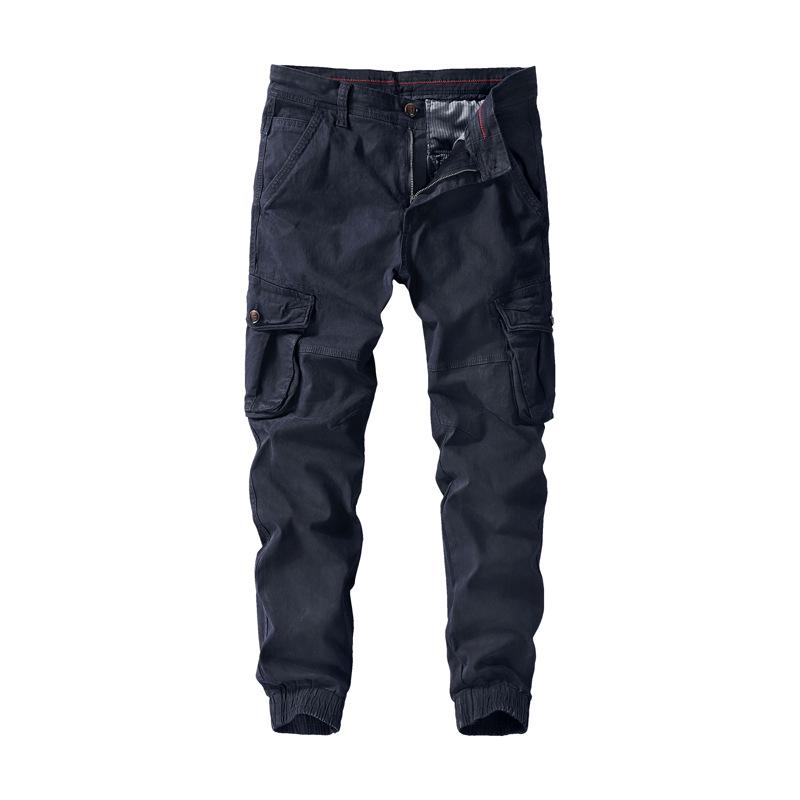 Overalls Men 'S Casual Pants Winter Cotton Trousers Multi -Pocket Men 'S Pants 
