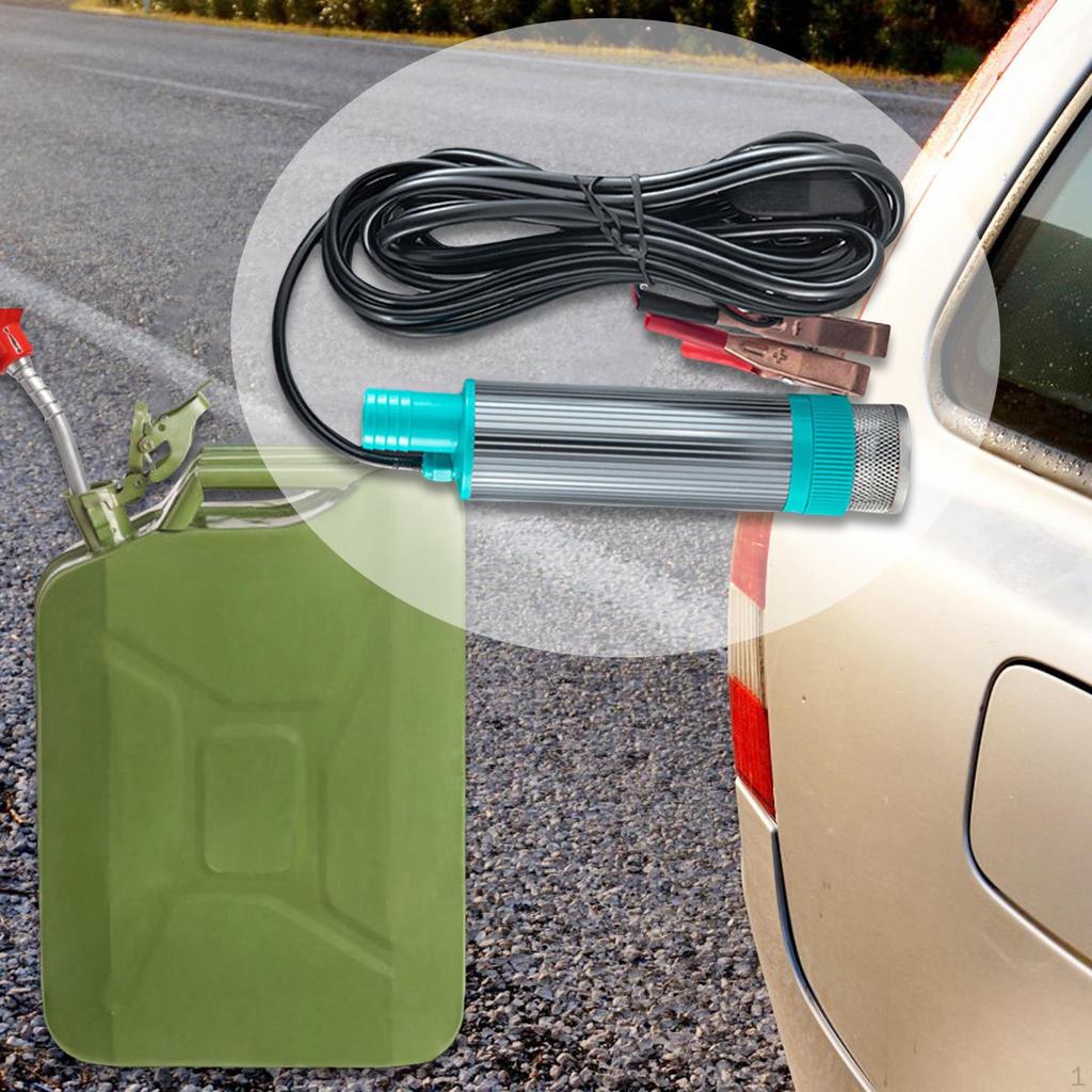 Electric Oil Pump Transfer Low Noise Fast Speed Leakproof Submersible Water Pumping for Marina