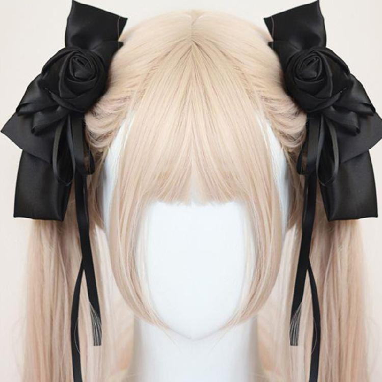 1pair Bowknot Shape Duckbill Hairpin Y2k Hair Clip Elegant Hairpin for Girls