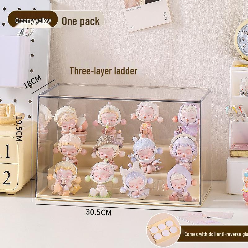 Pop Mart Acrylic Dustproof Display Box for Blind Box Figures