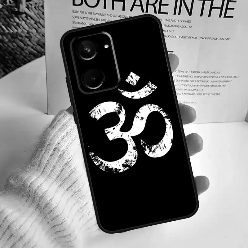 Aum Om Yoga Symbol Fitness Gym For Realme C75 C55 C71 C53 C67 C61 C33 C63 C51 C65 15 GT7 Pro 10 11 12 13 14 Pro Plus Case