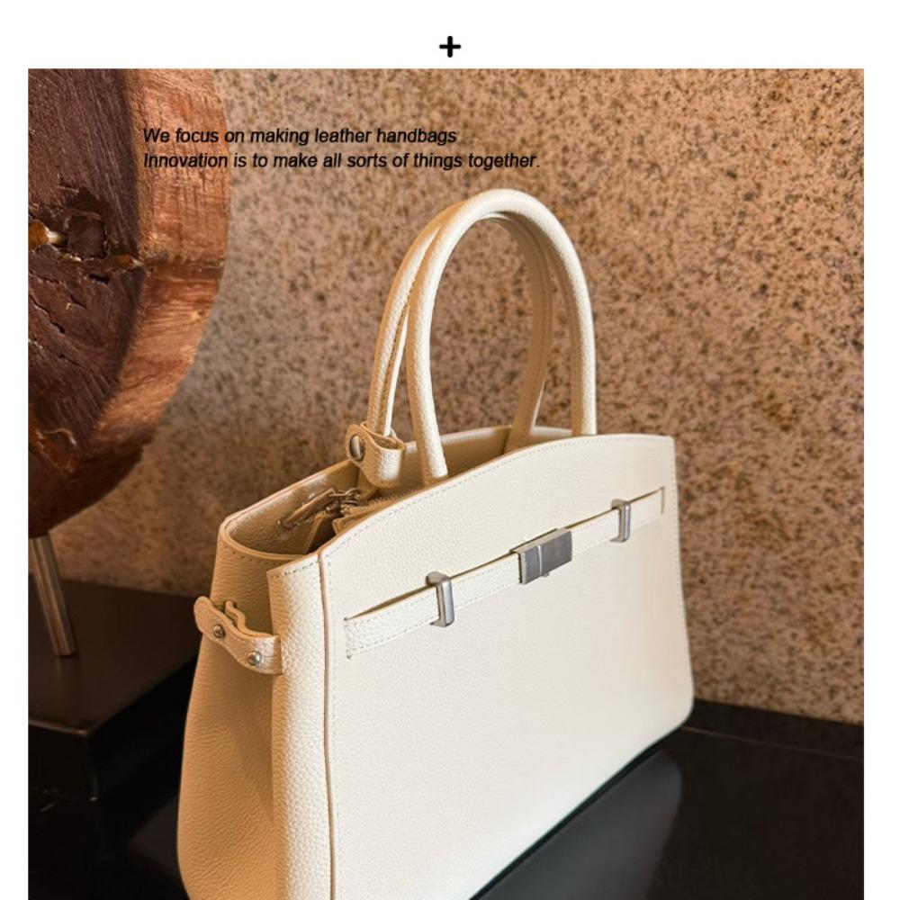 Design de nișă piele mată geantă de cumpărături de capacitate mare geantă de mână din piele nouă de iarnă geantă de mână casual versatilă