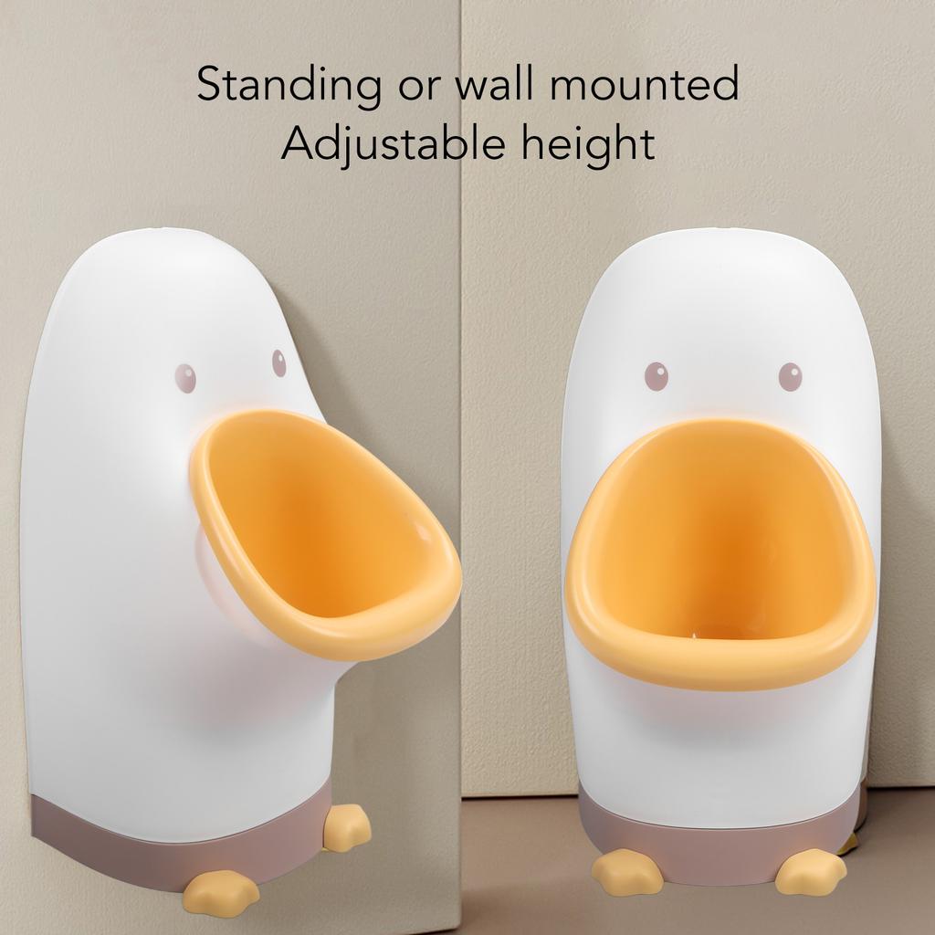 Toddler Potty Training Urinal Cute Shape Adjustable Size Wall Mounted Boy Pee Training Urinal for Bathroom Home
