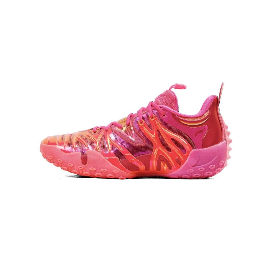 Li Ning Low top Basketball Shoes Men's Pink ABFW019-11(S-BOX)