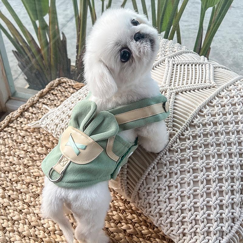 Pet out walking dog explosion-proof punch cat leash dog cat outdoor chest strap dog supplies clothes