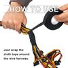 Electrical Tape Heat Resistant Harness Car Cable Harness Waterproof Insulating Electrical Tape Black Self Adhesive Fabric Tape