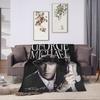 George Michael Music Blanket  Picnic Flannel Throw Blanket For Home Decor Soft Warm Custom Quality Bedspread Birthday Present