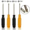 1Pc Torx Screwdriver T15 T20 T25 T30 Head Tamper Proof Security Screw Bolt Hole Driver 110mm Wrench Key Repairing Manual Tools