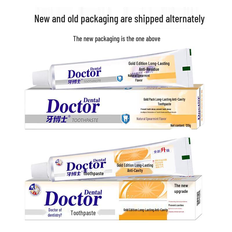 Dr. Dental Long-Lasting Anti-Cavity Toothpaste Family Pack