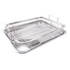 Air Fryer Basket for Oven,Stainless Steel Crisper Tray and Pan, Deluxe Air Fry In Your Oven, 2-Piece Set, for the Grill