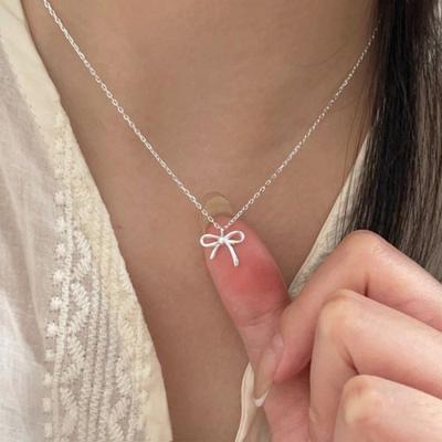 [Onoma] Onm Ribbon-Shaped Daily Necklace Lm-0403 (16075317)