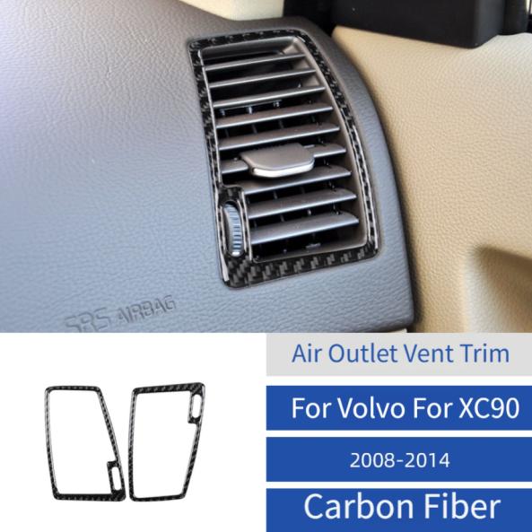 

Dashboard Cover Air Outlet Trim Car Interior Upgrade Easy Installation For Volvo XC90 2003-2014 Console Air Outlet Trim Kit China Mainland