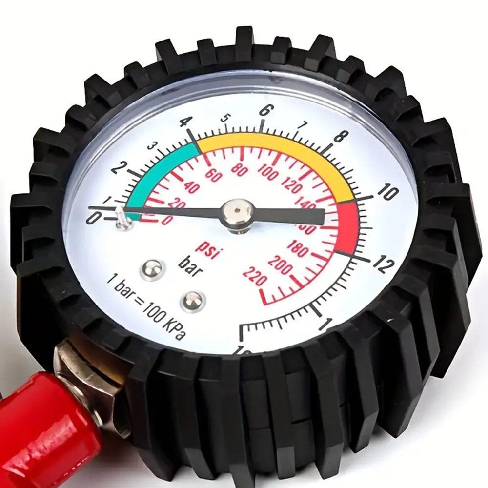 Tire Pressure Gauge For Car Motorcycle SUV Inflator Pumps Tire Repair Tools Pressure Gun Type For Air Compressor Durable