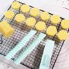 8pcs Blue Cookie Ruler ABS Cookie Thickness Measuring Tool Biscuit Cake Rolling Mold  Pastry