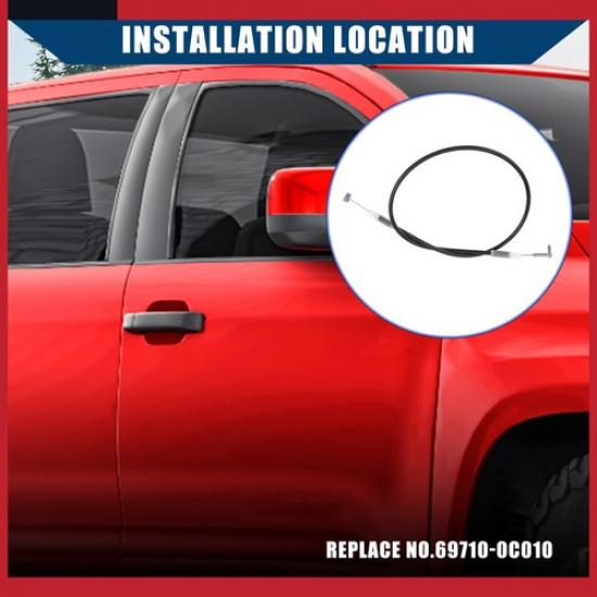 Pack of 2 for Toyota Tundra 00-06 No.69710-0C010 Door Ide Locking Cable