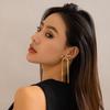 Bow Tassel Long Chain Pendant Earrings For Women And Girls As Gifts, Beach Travel Matching Dress Earrings