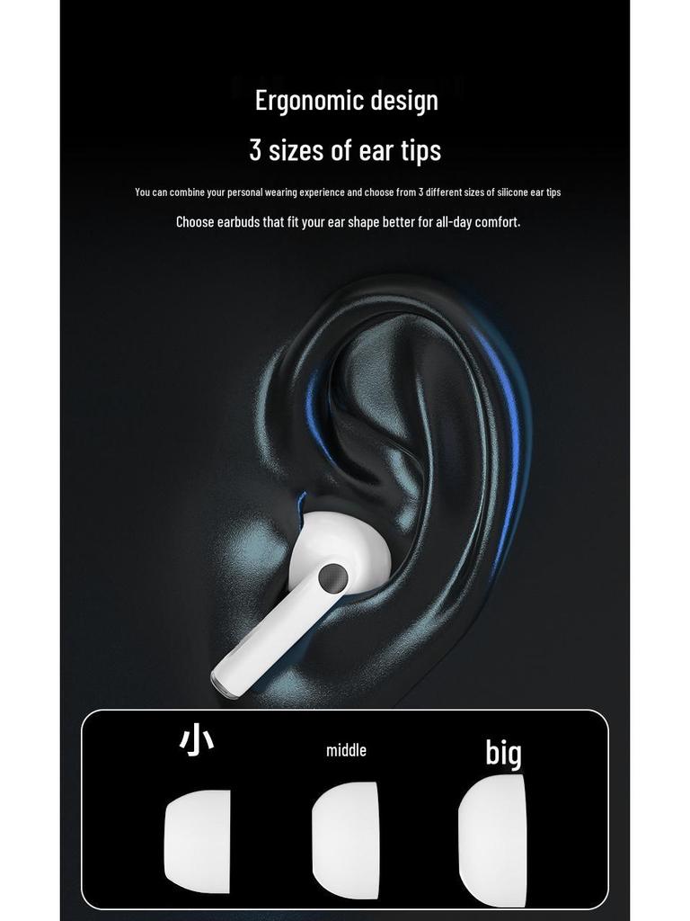 2025 Wireless Earphones 5.4: Ultra-long Battery, ANC Noise Cancelling, Color Screen, Bluetooth
