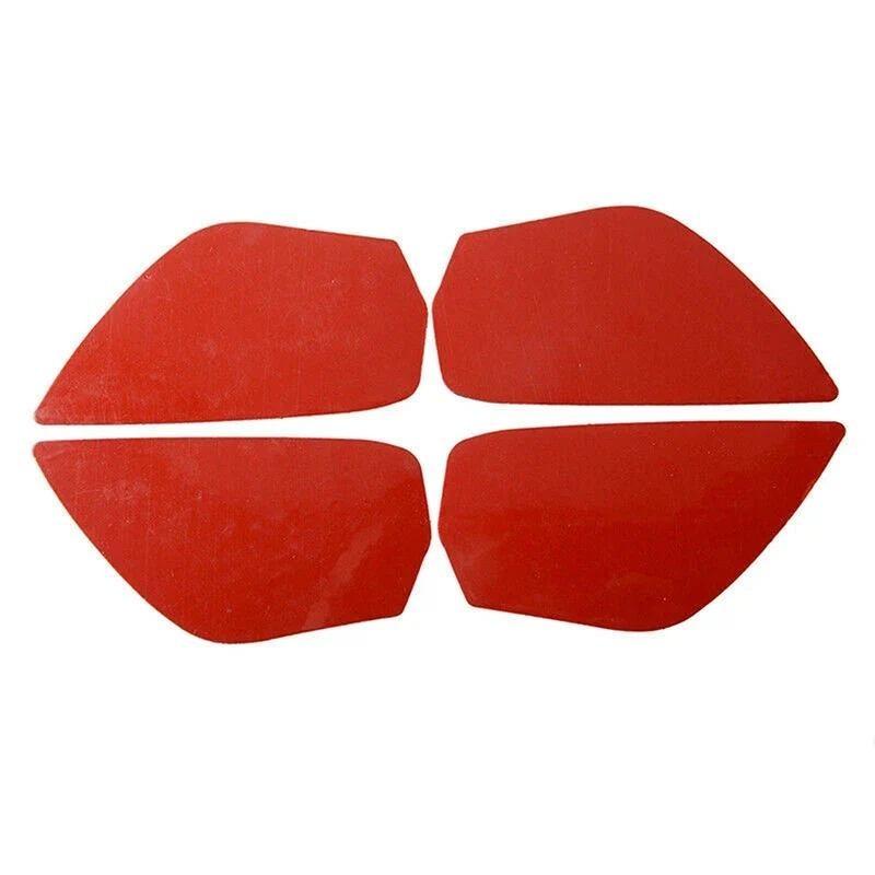 4Pcs Car Inner Door Handle Bowl Cover Trim Carbon Fiber Black Auto Decor Parts For Honda Civic 10th 2016-2021